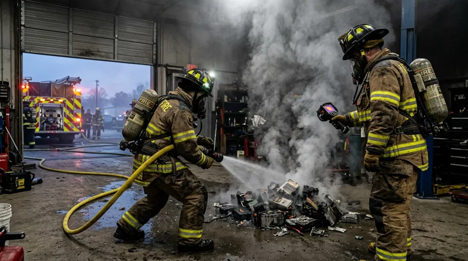 Foto del curso Seguridad para los Bomberos con Baterías de Litio